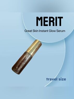 🇺🇸🆕NWOB MERIT | TRAVEL | Clean beauty Skincare Great Skin Instant Glow Serum